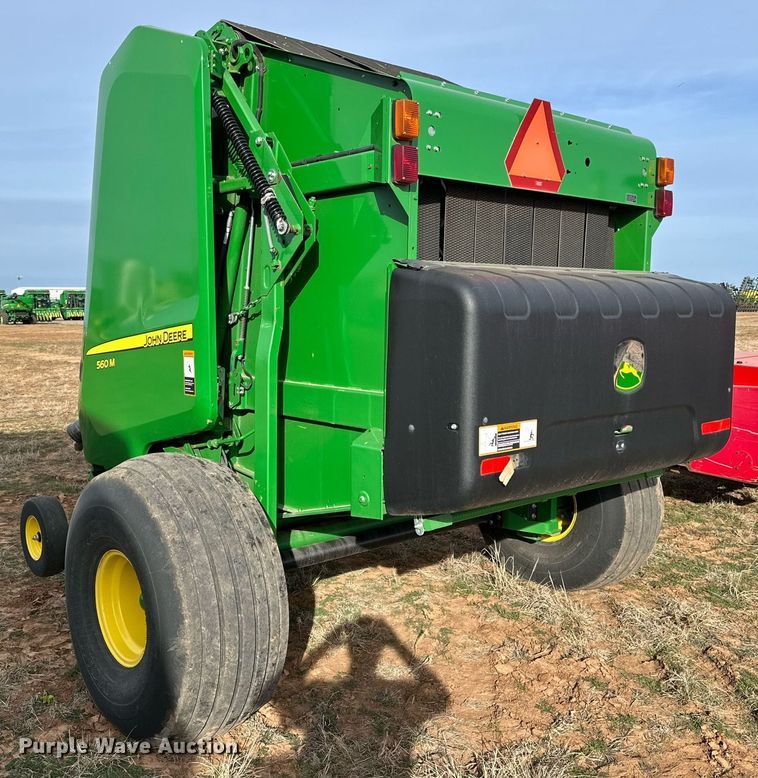 image for item DQ1570 2020 John Deere 560M round baler