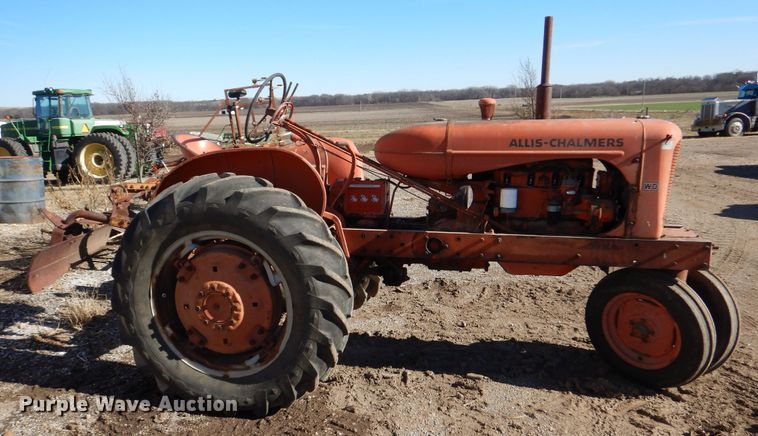 image for item DR5903 1950 Allis-Chalmers WD  tractor
