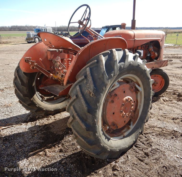 image for item DR5903 1950 Allis-Chalmers WD  tractor