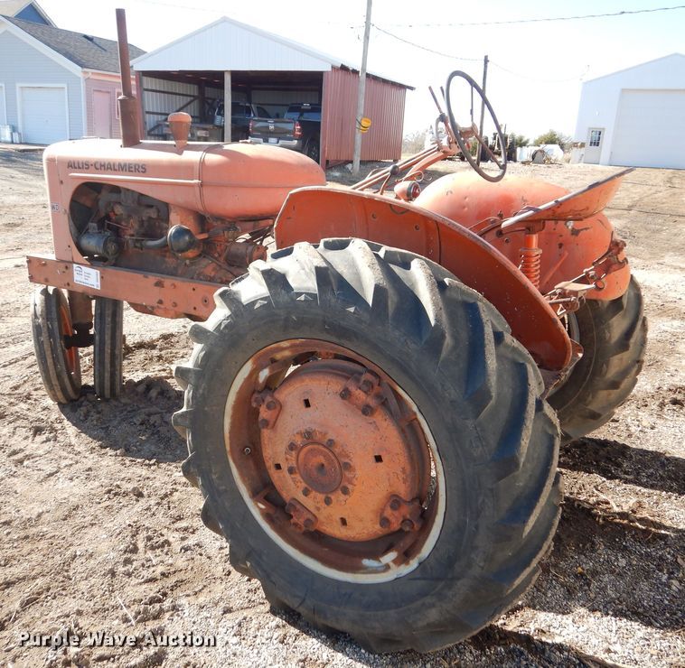 image for item DR5903 1950 Allis-Chalmers WD  tractor