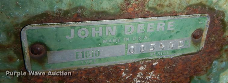 image for item DR5904 John Deere E1610  chisel
