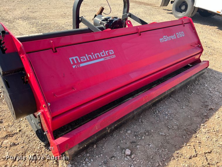 image for item DS2474 2018 Mahindra mShred 260  shredder