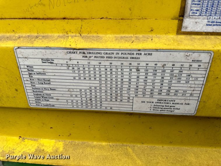 image for item EK9823 John Deere 515  grain drill