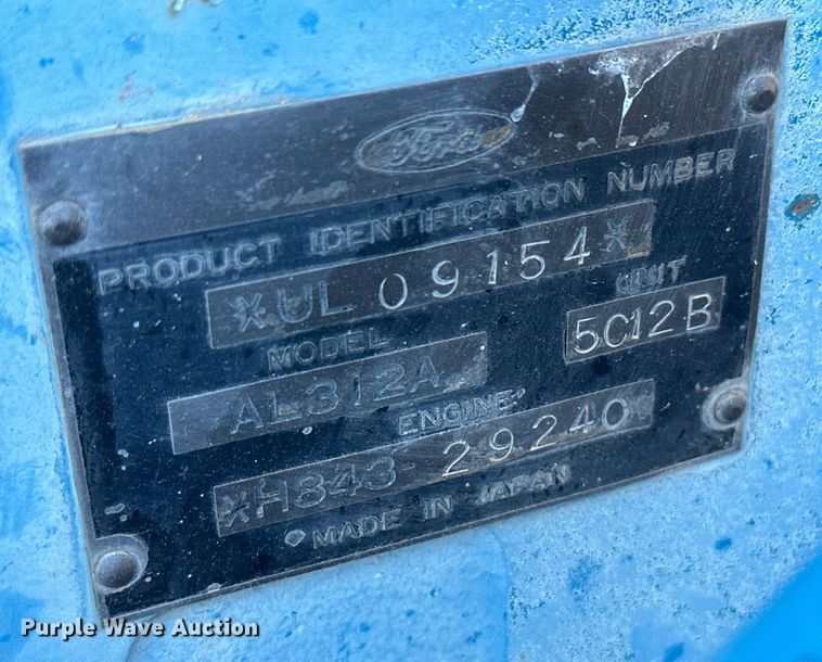 image for item IU9222 1985 Ford 1710  tractor