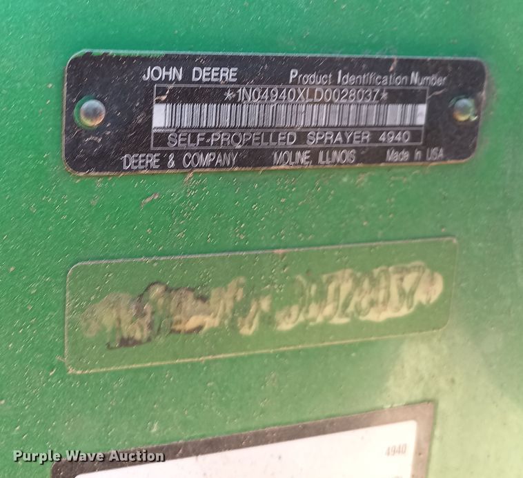 image for item KG9546 2014 John Deere 4940  applicator