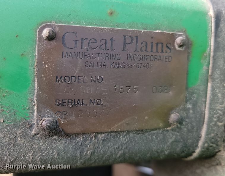 image for item KT9977 Great Plains 1006NT Solid Stand  no-till grain drill