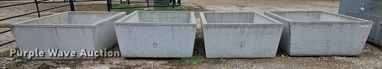 image for item LB9643 (4) concrete stock tank