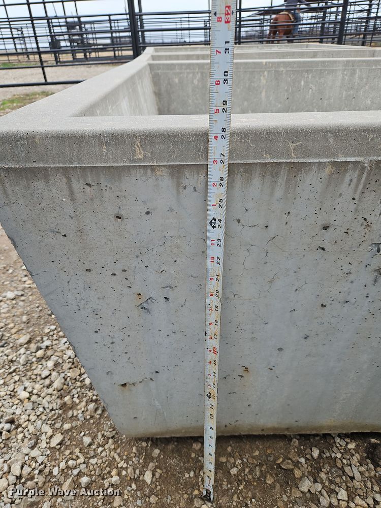 image for item LB9643 (4) concrete stock tank