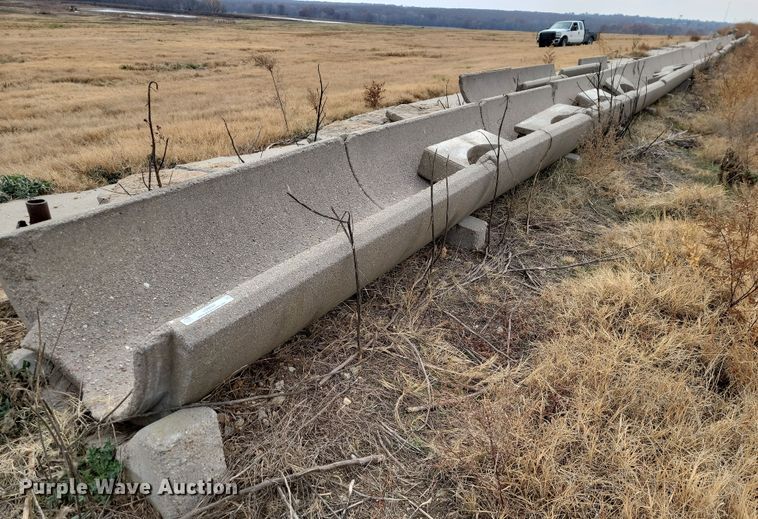 image for item LD9044 Approximately 500 concrete feed bunks