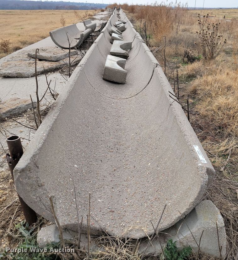 image for item LD9044 Approximately 500 concrete feed bunks