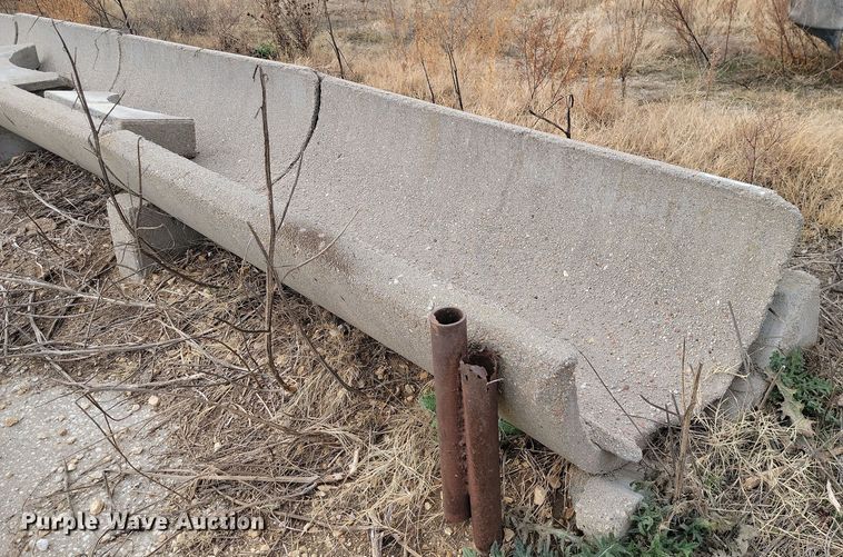 image for item LD9044 Approximately 500 concrete feed bunks