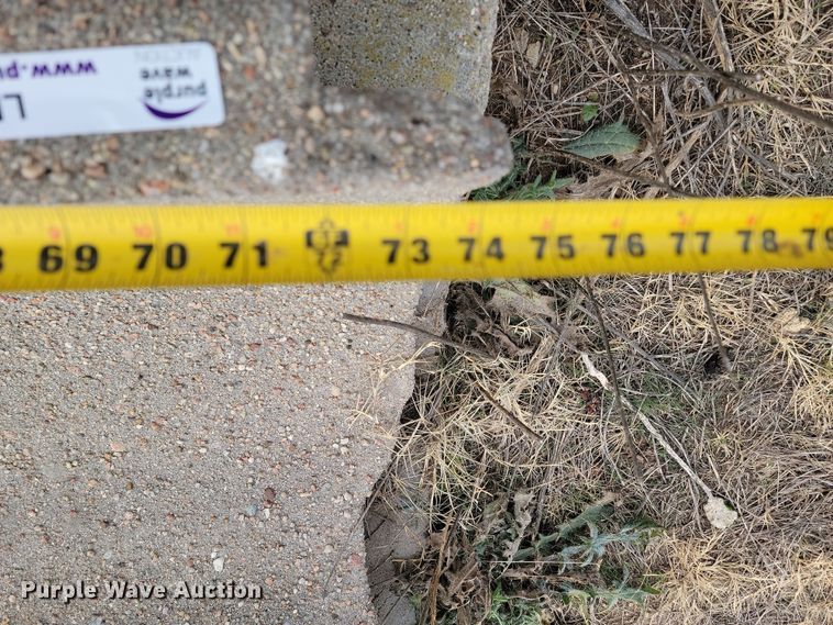 image for item LD9044 Approximately 500 concrete feed bunks