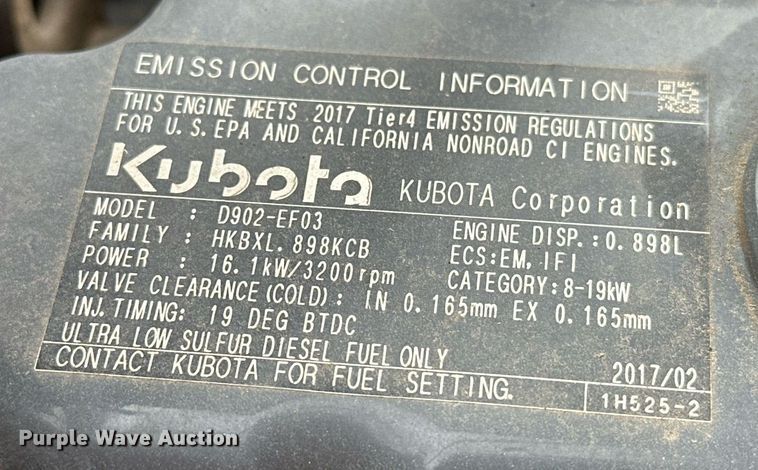 image for item LK9627 Kubota BX2370  MFWD tractor
