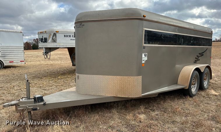 image for item LK9662 2017 Titan Lo-Pro  livestock trailer
