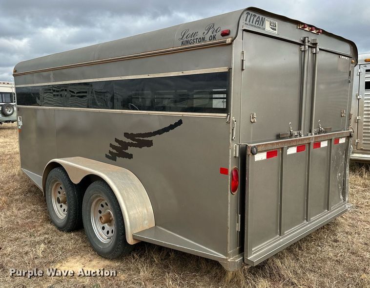 image for item LK9662 2017 Titan Lo-Pro  livestock trailer