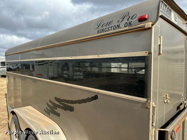 image for item LK9662 2017 Titan Lo-Pro  livestock trailer