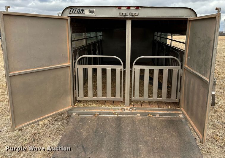 image for item LK9662 2017 Titan Lo-Pro  livestock trailer