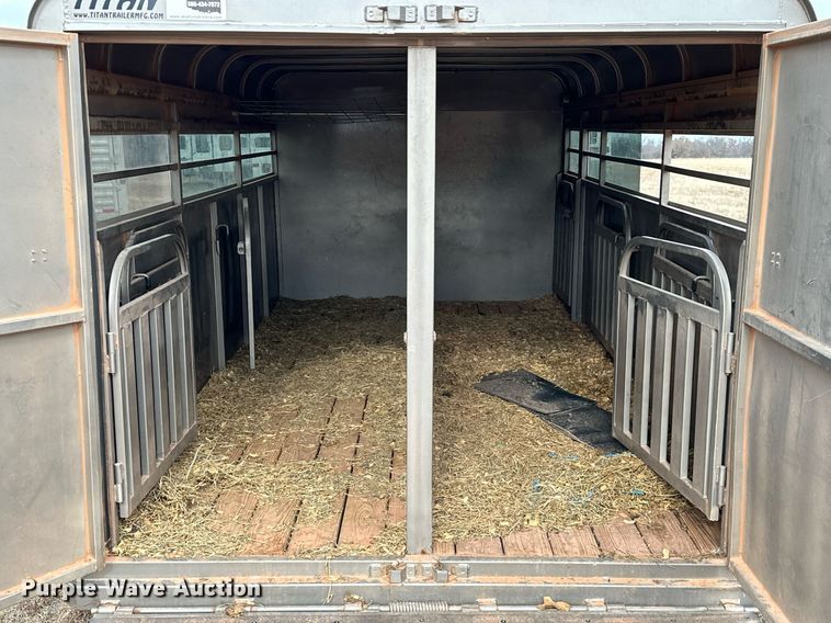 image for item LK9662 2017 Titan Lo-Pro  livestock trailer