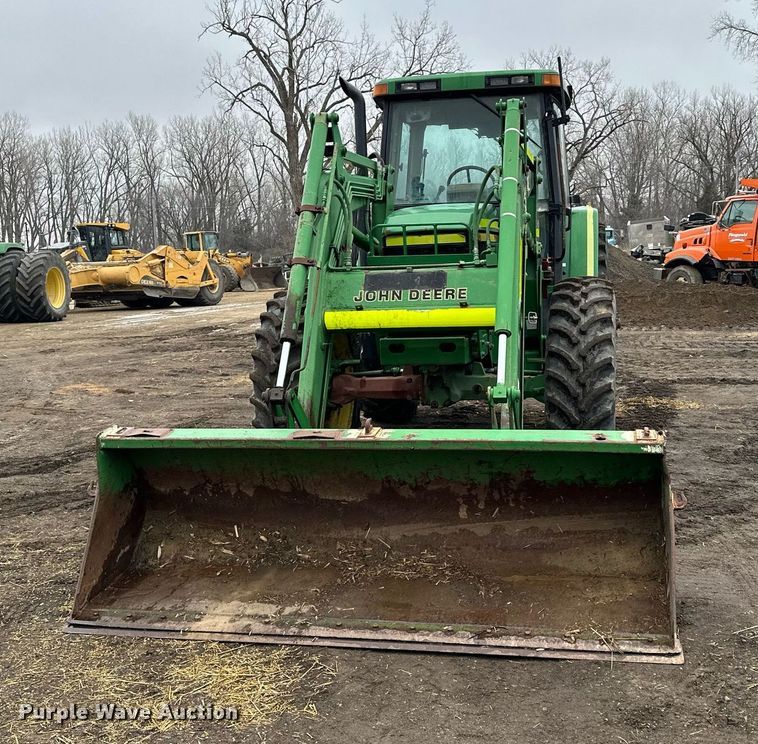 image for item LO9401 2002 John Deere 7410  MFWD tractor