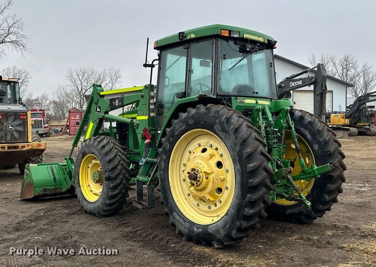 image for item LO9401 2002 John Deere 7410  MFWD tractor