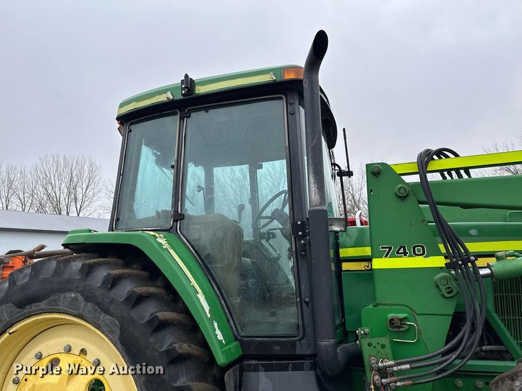image for item LO9401 2002 John Deere 7410  MFWD tractor