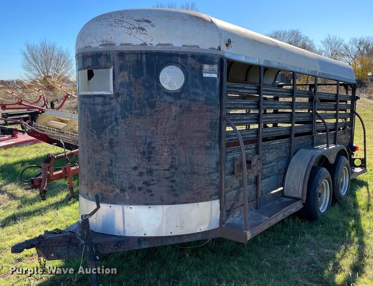 image for item LV9244 W-W  livestock trailer