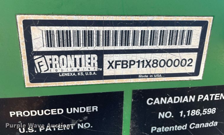 image for item LV9255 Frontier BP 1166  bale processor