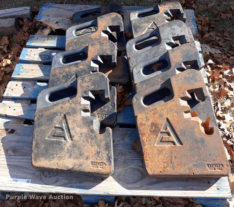 image for item LX9900 (9) Allis Chalmers tractor weights