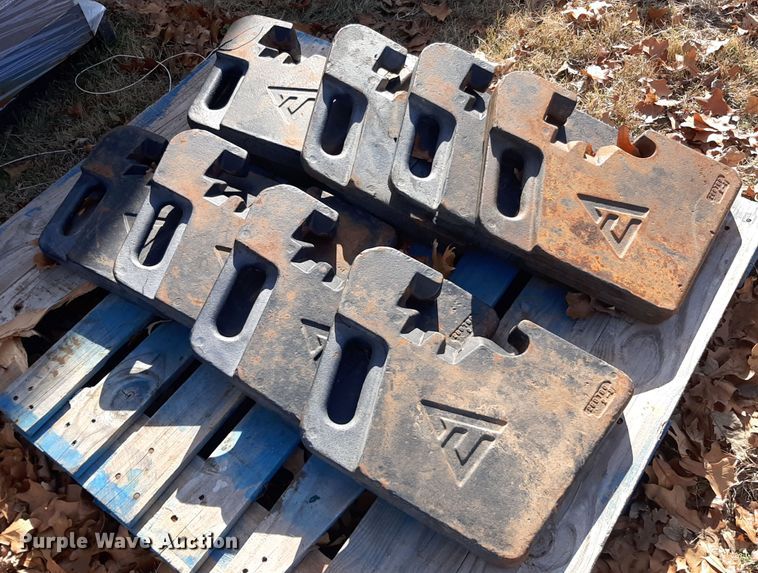 image for item LX9900 (9) Allis Chalmers tractor weights
