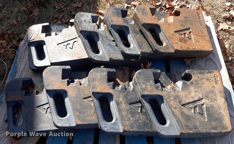 image for item LX9900 (9) Allis Chalmers tractor weights