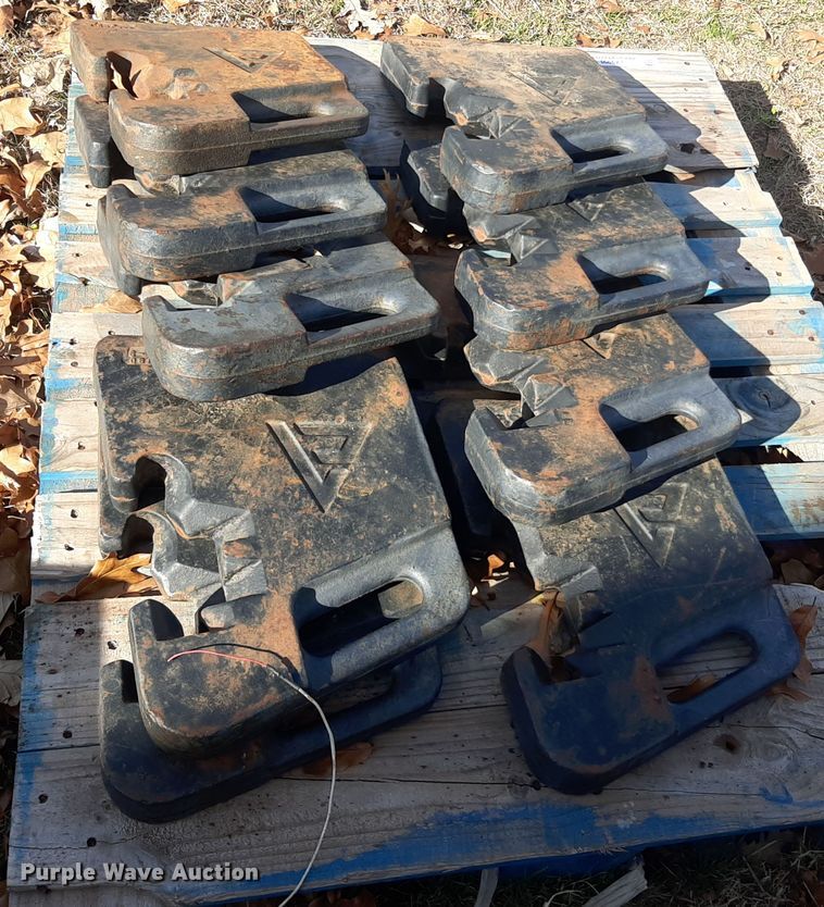 image for item LX9900 (9) Allis Chalmers tractor weights