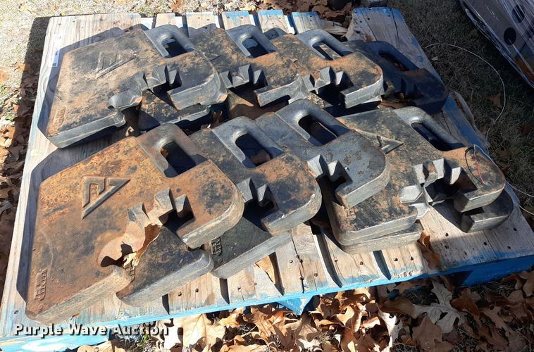image for item LX9900 (9) Allis Chalmers tractor weights