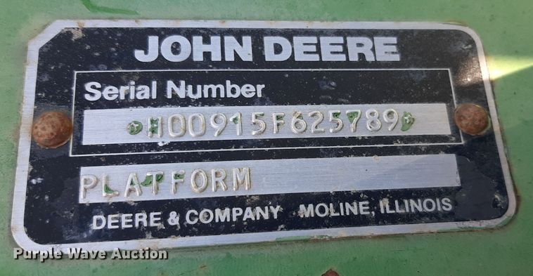 image for item LX9947 John Deere 6620 Titan II  RWA combine