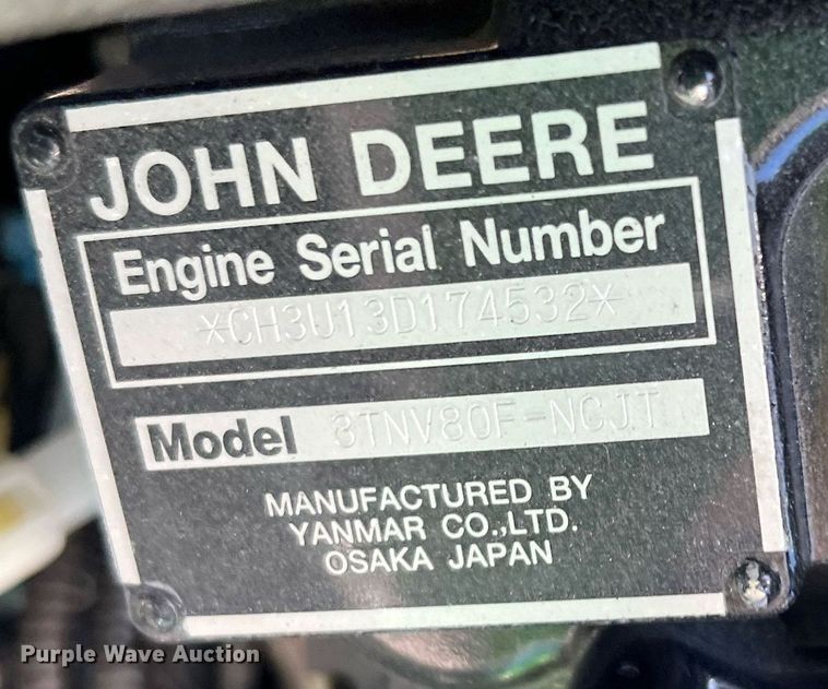 image for item MH9973 2020 John Deere 1025R  MFWD tractor