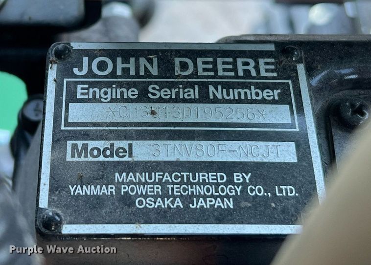 image for item MH9983 2021 John Deere 1025R  MFWD tractor