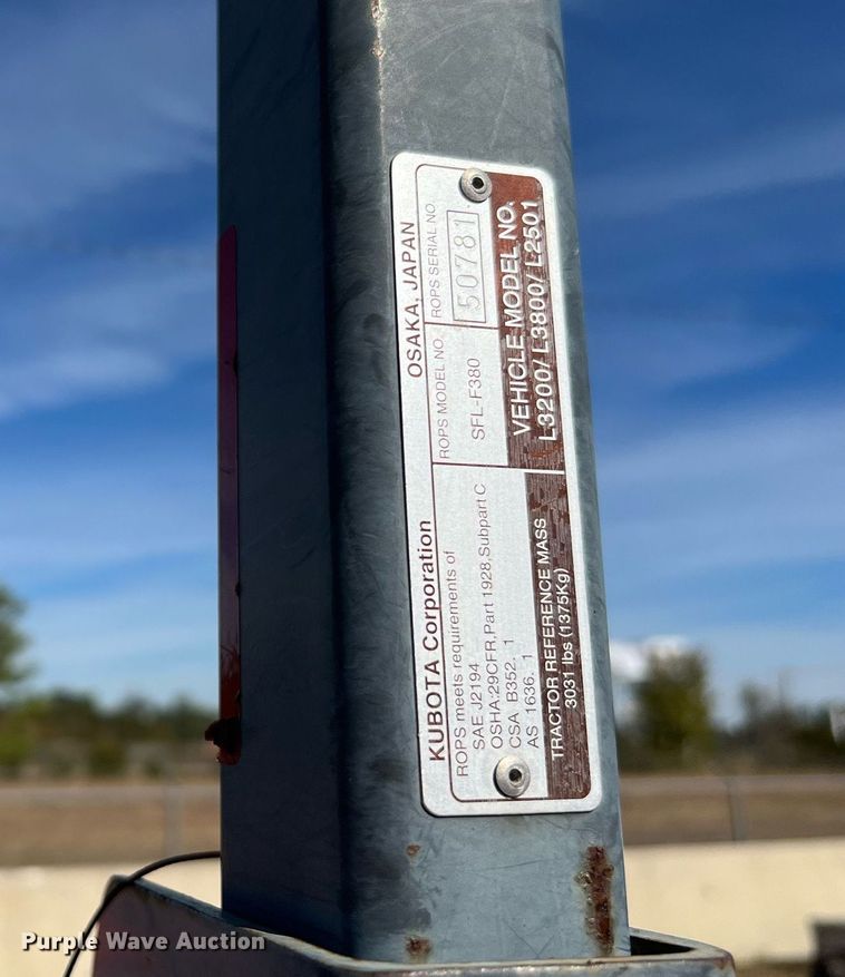 image for item MH9999 2017 Kubota L2501HST  MFWD tractor