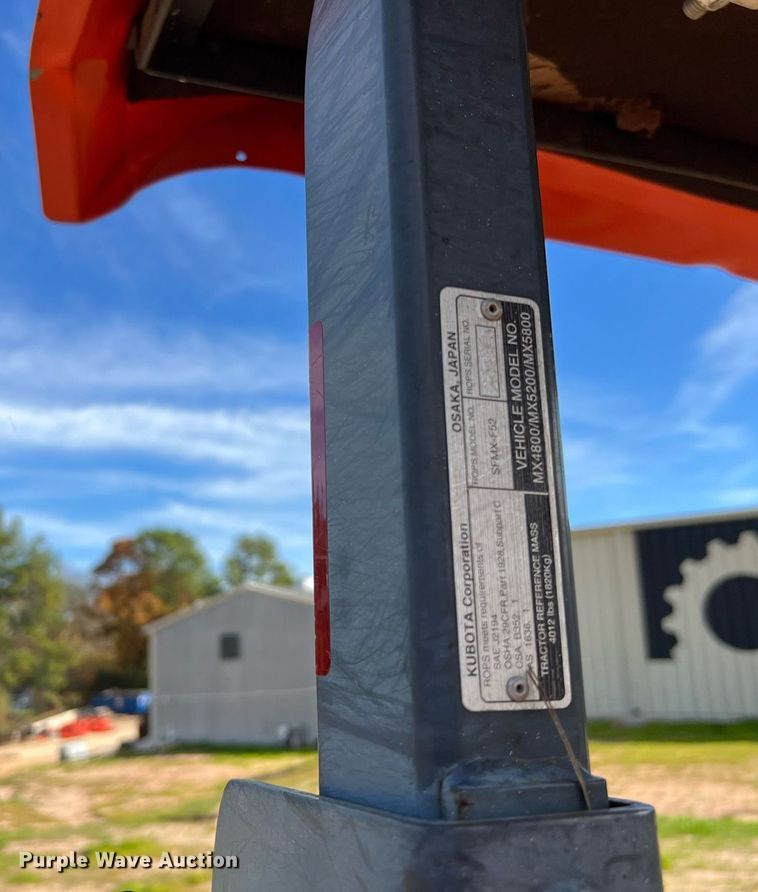 image for item MI9000 2018 Kubota MX5200HST  MFWD tractor