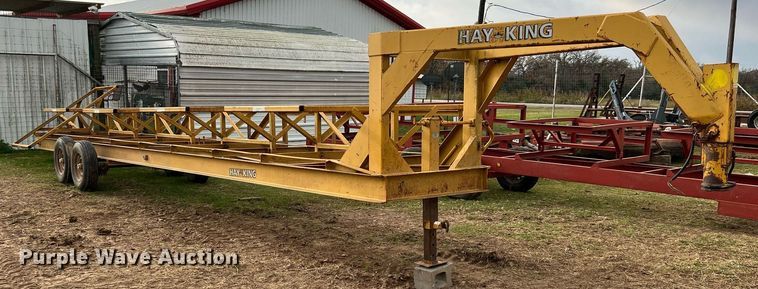 image for item MI9011 Hay King  hay bale trailer