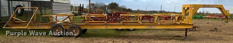 image for item MI9011 Hay King  hay bale trailer