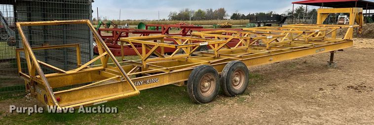 image for item MI9011 Hay King  hay bale trailer