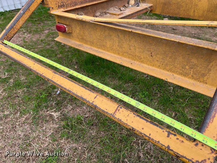 image for item MI9011 Hay King  hay bale trailer