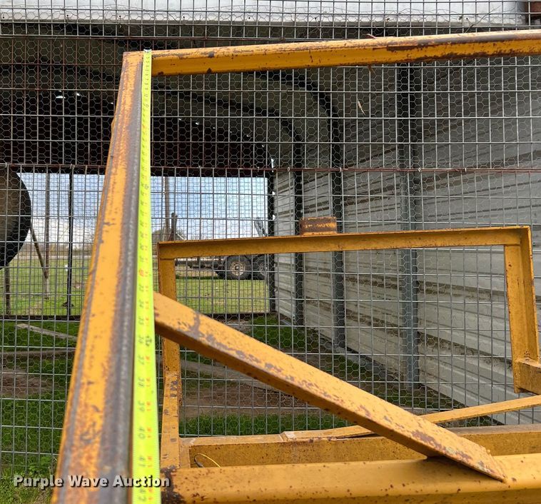 image for item MI9011 Hay King  hay bale trailer