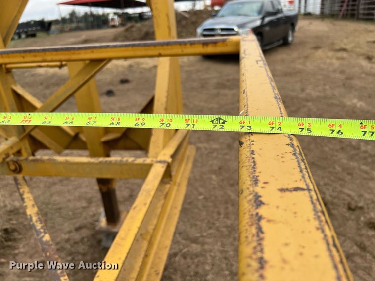 image for item MI9011 Hay King  hay bale trailer