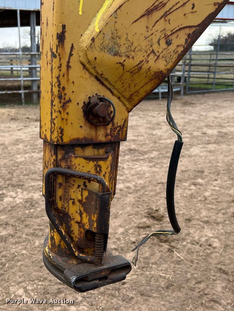 image for item MI9011 Hay King  hay bale trailer