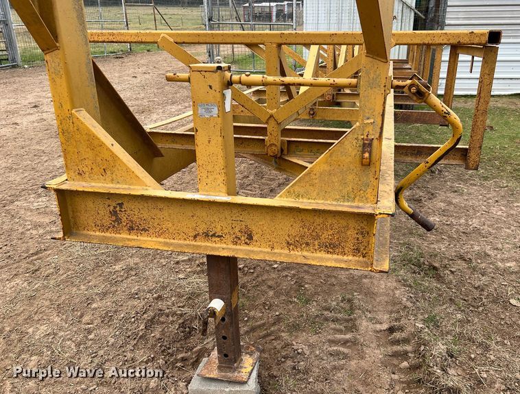 image for item MI9011 Hay King  hay bale trailer