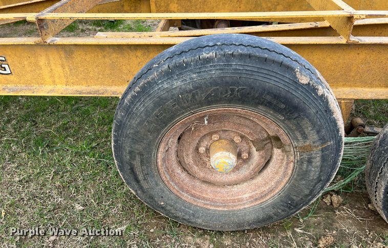 image for item MI9011 Hay King  hay bale trailer