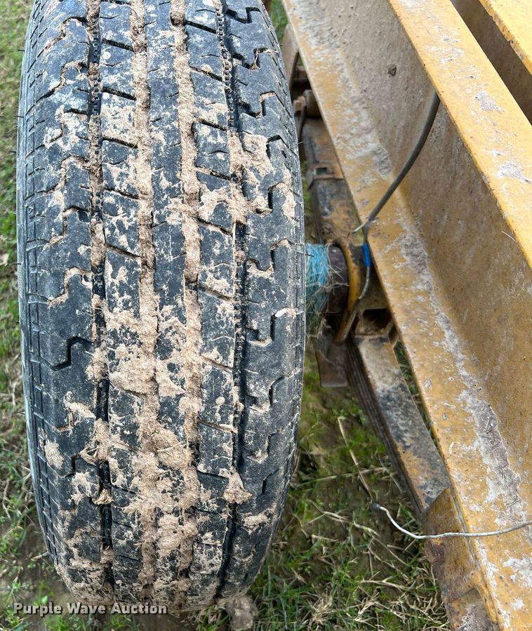 image for item MI9011 Hay King  hay bale trailer