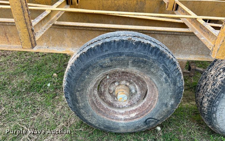 image for item MI9011 Hay King  hay bale trailer