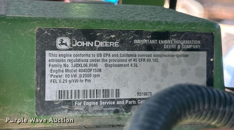 image for item NL9311 John Deere 4045DF150  power unit