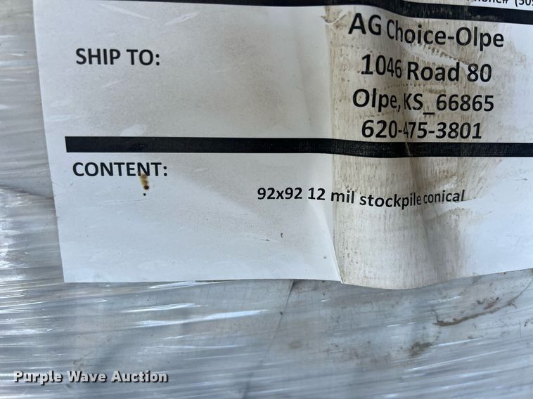 image for item NN9305 (2) 92 x 92 round tarps